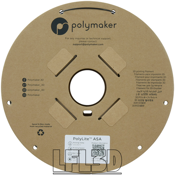 Polymaker&trade; ASA, Black, 3 kg PF01020 photo