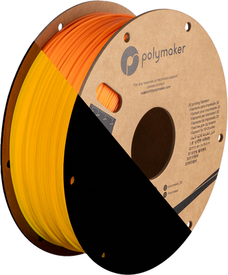 Polymaker PolyLite™ Luminous PLA, Luminous Orange, 1 кг — філамент, пластик для 3д-друку PA02090 фото
