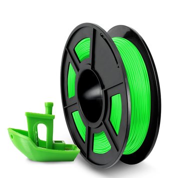 Filament, plastic for 3D printing SUNLU TPU, Green, 0,5 kg