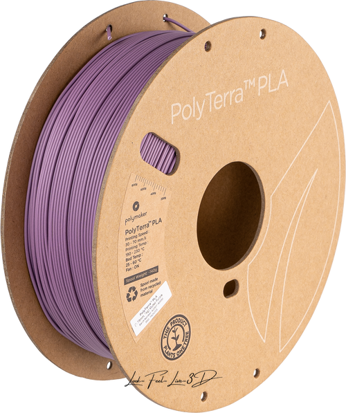 Polymaker PolyTerra™ PLA, Muted Purple, 1 кг — філамент, пластик для 3д-друку PA04005 фото