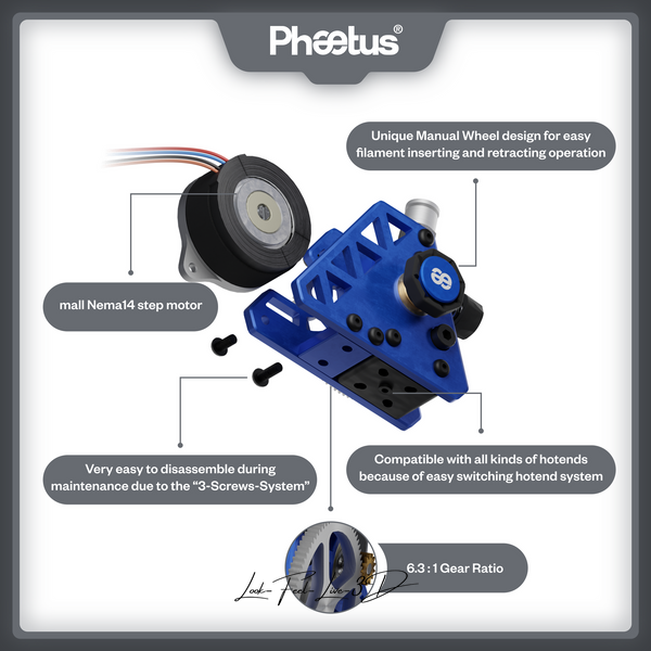 Екструдер Phaetus Apus Extruder Phaetus0081 фото