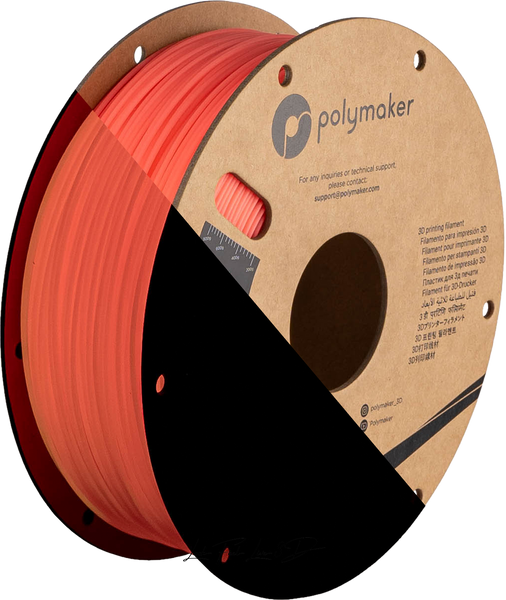 Polymaker PolyLite™ Luminous PLA, Luminous Pink, 1 кг — рожевий філамент, пластик для 3д-друку PA02089 фото