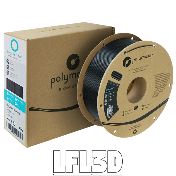 Polymaker&trade; Galaxy ASA, Galaxy Black, 1 кг &mdash; чорний філамент, пластик для 3д-друку PF01048 фото