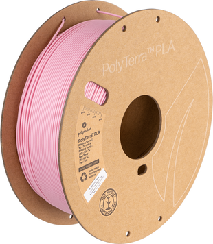 Filament, plastic for 3D printing Polymaker PolyTerra™ PLA, Sakura Pink, 1 kg