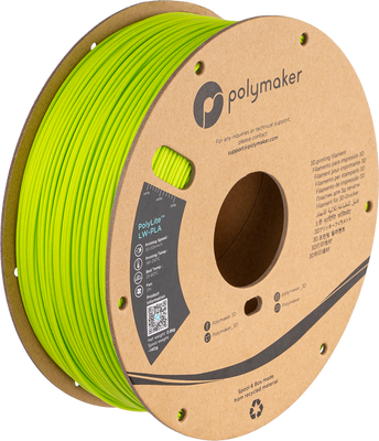 Polymaker PolyLite™ LW-PLA, Bright Green, 0,8 кг — філамент, пластик для 3д-друку PA08008 фото
