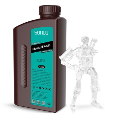 SUNLU Standard Resin, Clear, 1kg