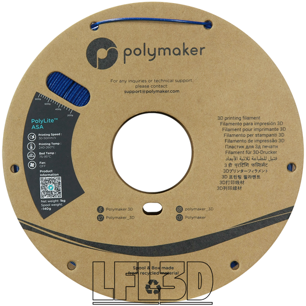 Polymaker&trade; Galaxy ASA, Galaxy Blue, 1 кг &mdash; синій філамент, пластик для 3д-друку PF01034 фото
