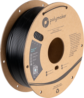 Polymaker PolyLite™ PETG, Black, 1 кг — філамент, пластик для 3д-друку PB01001 фото