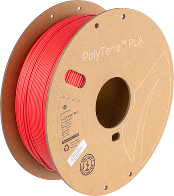 Polymaker PolyTerra™ PLA, Pastel Watermelon, 1 кг — червоний філамент, пластик для 3д-друку PM70943 фото