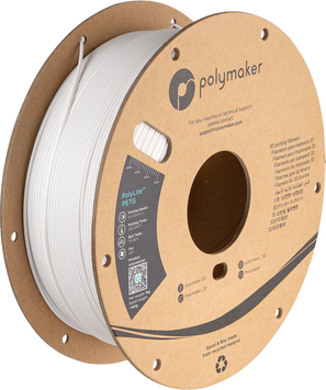 Filament, plastic for 3D printing Polymaker PolyLite™ PETG, White, 1 kg