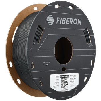 Fiberon&trade; PA612-CF15 Black, 1 кг &mdash; чорний філамент, високоякісна нейлонова нитка FG07003 фото