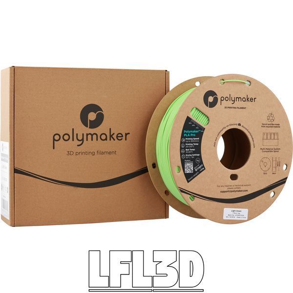 Polymaker&trade; PLA Pro, Light Green, 1 kg PA13019 photo