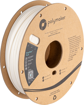 Filament, plastic for 3D printing Polymaker PolyMax™ PLA, White, 0,75 kg