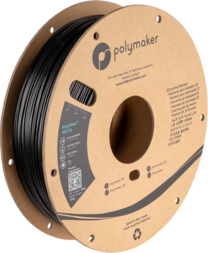 Filament, plastic for 3D printing Polymaker PolyMax™ PETG, Black, 0,75 kg