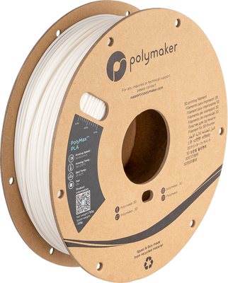 Polymaker PolyMax™ PLA, White, 1 кг — філамент, пластик для 3д-друку PA06002 фото