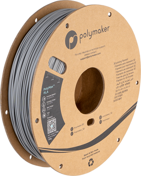 Filament, plastic for 3D printing Polymaker PolyMax™ PLA, Grey, 0,75 kg