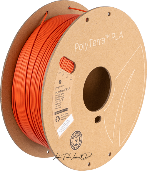 Polymaker PolyTerra™ PLA, Muted Red, 1 кг — філамент, пластик для 3д-друку PA04006 фото