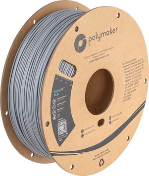 Filament, plastic for 3D printing Polymaker PolyLite™ PLA, Gray, 1 kg