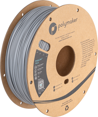 Polymaker PolyLite™ PLA, Grey, 1 кг — сірий філамент, пластик для 3д-друку PA02003 фото