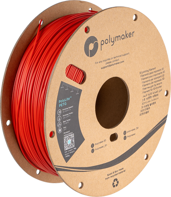 Polymaker PolyLite™ PETG, Red, 1 кг — філамент, пластик для 3д-друку PB01004 фото