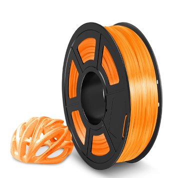 Filament, plastic for 3D printing SUNLU TPU, Transparent Orange, 0,5 kg