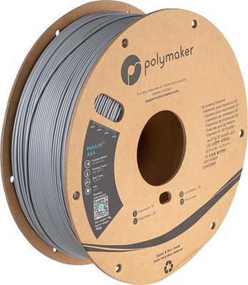 Polymaker PolyLite™ ASA, Grey, 1 кг — філамент, пластик для 3д-друку PF01003 фото