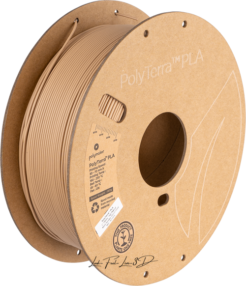 Polymaker PolyTerra™ PLA, Pastel Peanut, 1 кг — філамент, пластик для 3д-друку PM70909 фото
