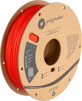 Filament, plastic for 3D printing Polymaker PolyMax™ PLA, Red, 0,75 kg