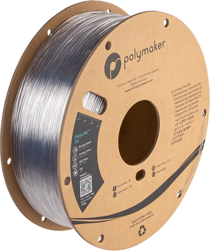 Filament, plastic for 3D printing Polymaker PolyLite™ PC, Clear, 1 kg