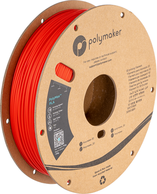Polymaker PolyMax™ PLA, Red, 1 кг — філамент, пластик для 3д-друку PA06004 фото