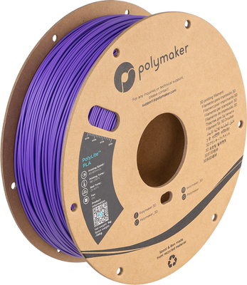 Polymaker PolyLite™ PLA, Purple, 1 кг — фіолетовий філамент, пластик для 3д-друку PA02009 фото