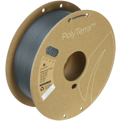 Polymaker PolyTerra™ PLA, Ash Grey, 1 кг — філамент, пластик для 3д-друку PA04033 фото