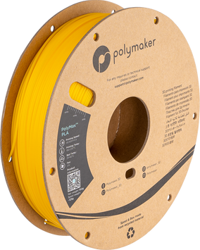 Filament, plastic for 3D printing Polymaker PolyMax™ PLA, Yellow, 0,75 kg