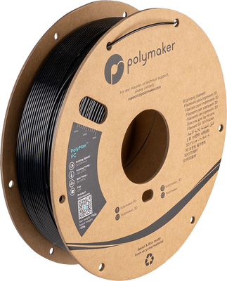 Polymaker PolyMax™ PC, Black, 0,75 кг — філамент, пластик для 3д-друку PC02001 фото