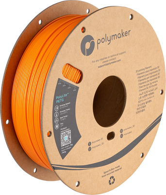 Polymaker PolyLite™ PETG, Orange, 1 кг — філамент, пластик для 3д-друку PB01009 фото