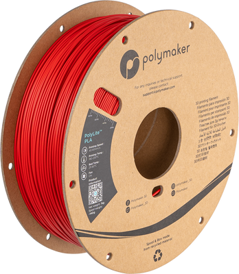 Polymaker PolyLite™ PLA, Wine Red, 1 кг — червоний філамент, пластик для 3д-друку PA02057 фото