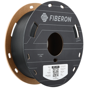 Fiberon™ PET-CF17 Black, 0,5 кг — чорний філамент, пластик для 3д-друку FL01001 фото