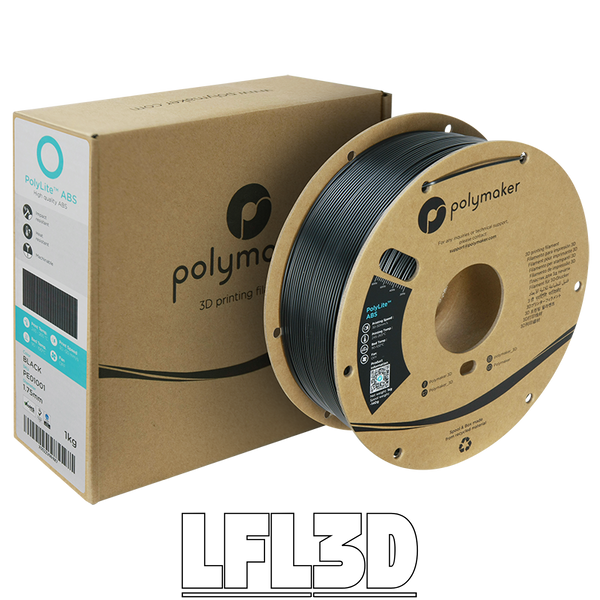 Polymaker&trade; ABS, Black, 1 кг &mdash; чорний філамент, пластик для 3д-друку PE01001 фото