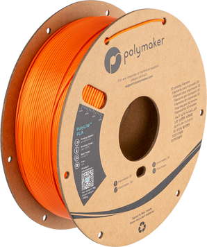 Filament, plastic for 3D printing Polymaker PolyLite™ Silk PLA, Silk Orange, 1 kg