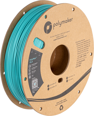 Polymaker PolyMax™ PLA, Polymaker Teal, 1 кг — філамент, пластик для 3д-друку PA06010 фото