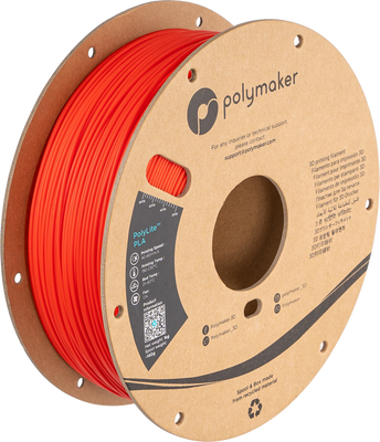 Polymaker PolyLite™ PLA, Red, 1 кг — червоний філамент, пластик для 3д-друку PA02004 фото