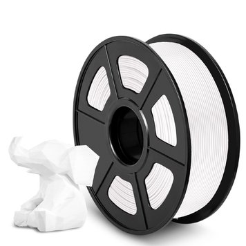 Filament, plastic for 3D printing SUNLU PLA, White, 1 kg