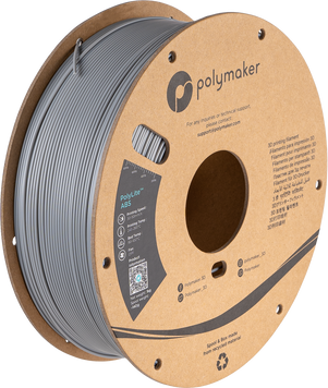 Filament, plastic for 3D printing Polymaker PolyLite™ ABS, Grey, 1 kg