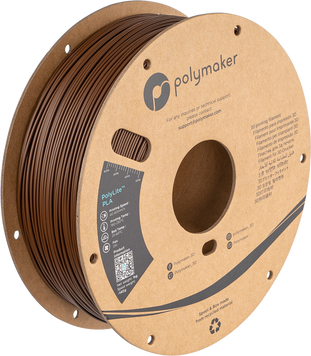 Filament, plastic for 3D printing Polymaker PolyLite™ PLA, Brown, 1 kg