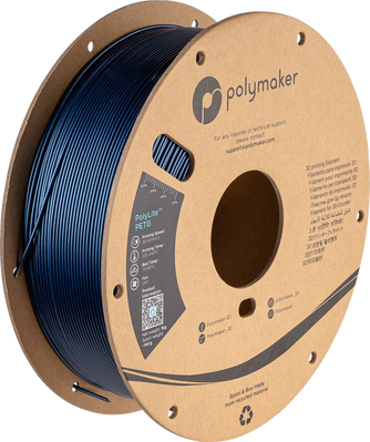 Filament, plastic for 3D printing Polymaker PolyLite™ PETG, Dark Blue, 1 kg