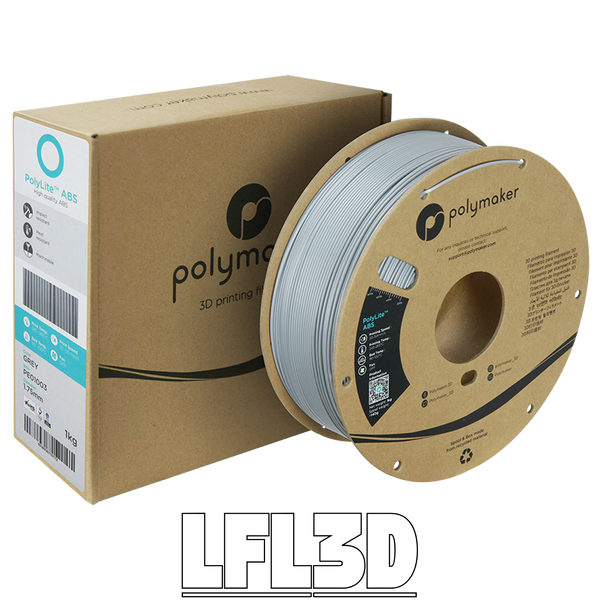 Polymaker&trade; ABS, Grey, 1 kg PE01003 photo