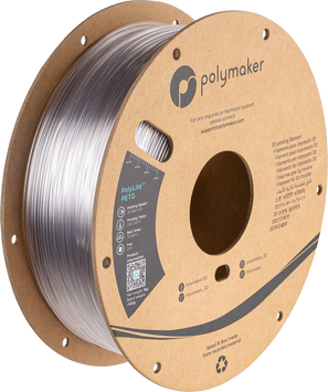 Filament, plastic for 3D printing Polymaker PolyLite™ Translucent PETG, Clear, 1 kg