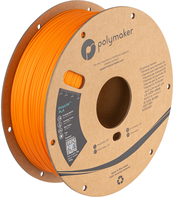 Polymaker PolyLite™ PLA, Orange, 1 кг — оранжевий філамент, пластик для 3д-друку PA02008 фото