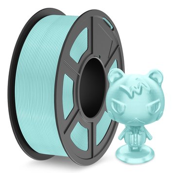 Filament, plastic for 3D printing SUNLU TPU-Silk, Light Blue, 1 kg