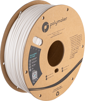 Filament, plastic for 3D printing Polymaker PC-ABS, White, 1 kg